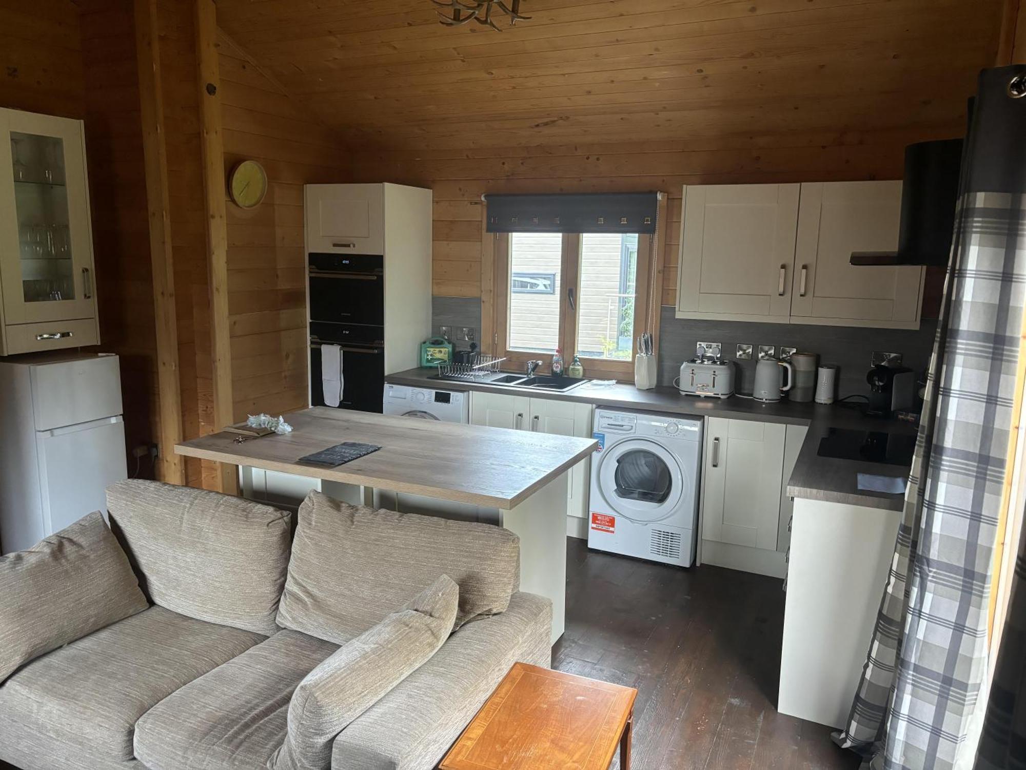 Rustic Lodge Retreat At Riverview Holiday Park Newcastleton 외부 사진